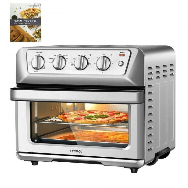 21.5 Quart 1800W Air Fryer Toaster Countertop Convection Oven with Recipe - 16