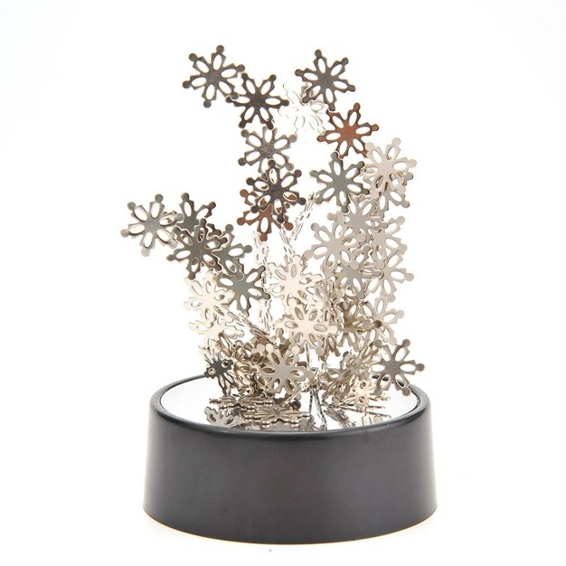 Insten Magnetic Snowflakes Desktop Sculpture Desk Toy amp Decoration For Teens And Adults