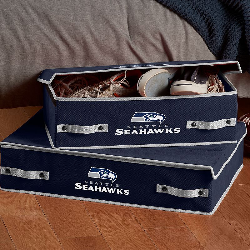 Franklin Sports Seattle Seahawks Large Under-the-Bed Storage Bin