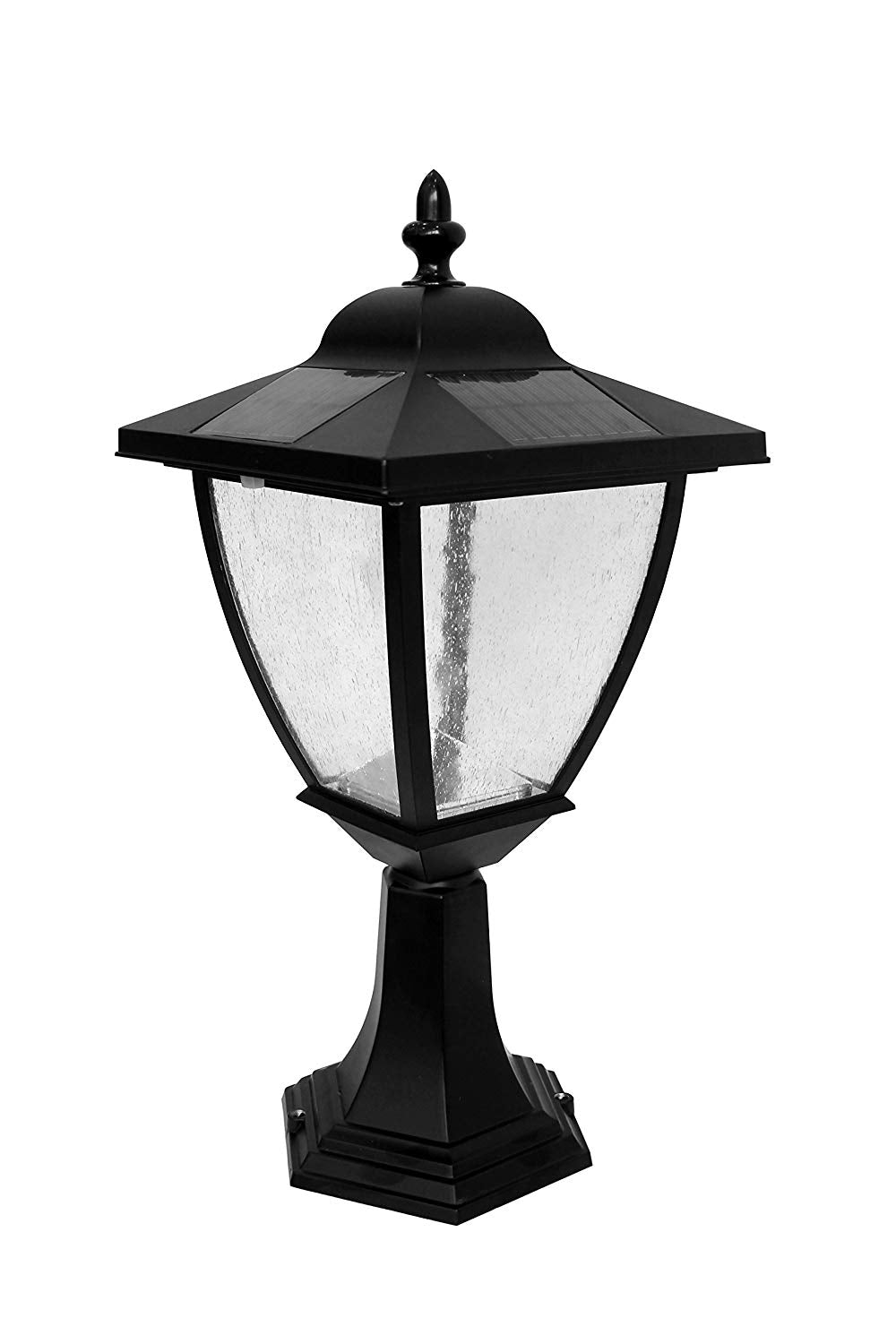 Nature Power (23206) 150 Lumens Bayport solar powered intergrated LED decorative wall lamp w/ 3 mounting options