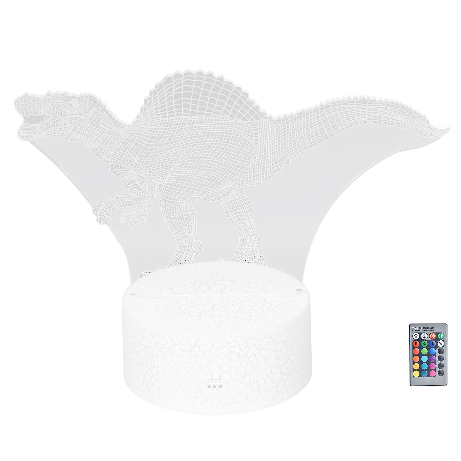 16 Colors Night Light Dinosaur Nightlight Acrylic Night Lamp With Remote Control For Children Bedroom