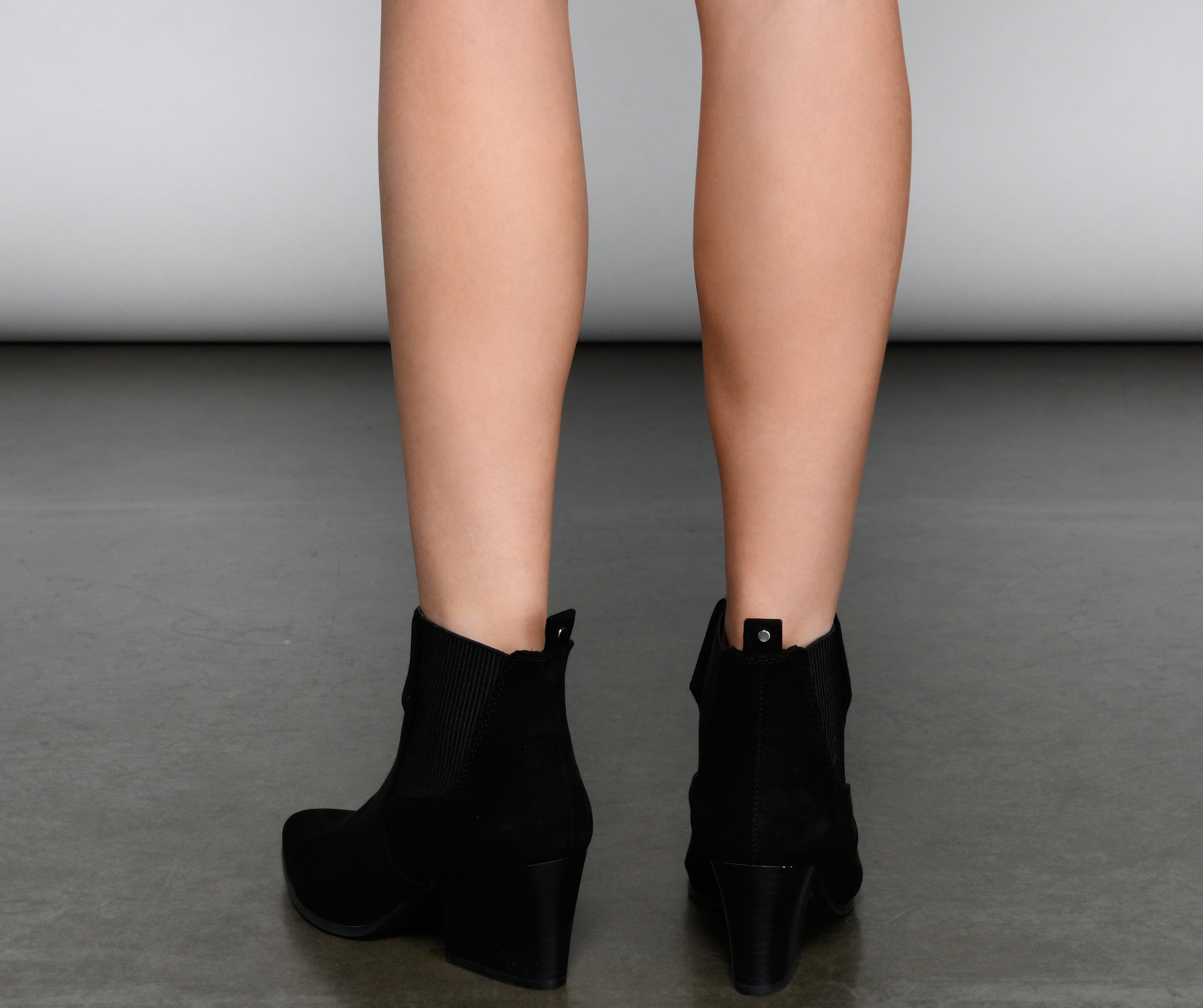 Step It Up Faux Suede Booties