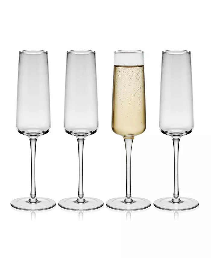 Mikasa Cora 8 Ounce Flute Glass 4-Piece Set