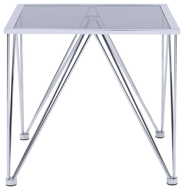 Macie Square End Table   Midcentury   Side Tables And End Tables   by BisonOffice  Houzz