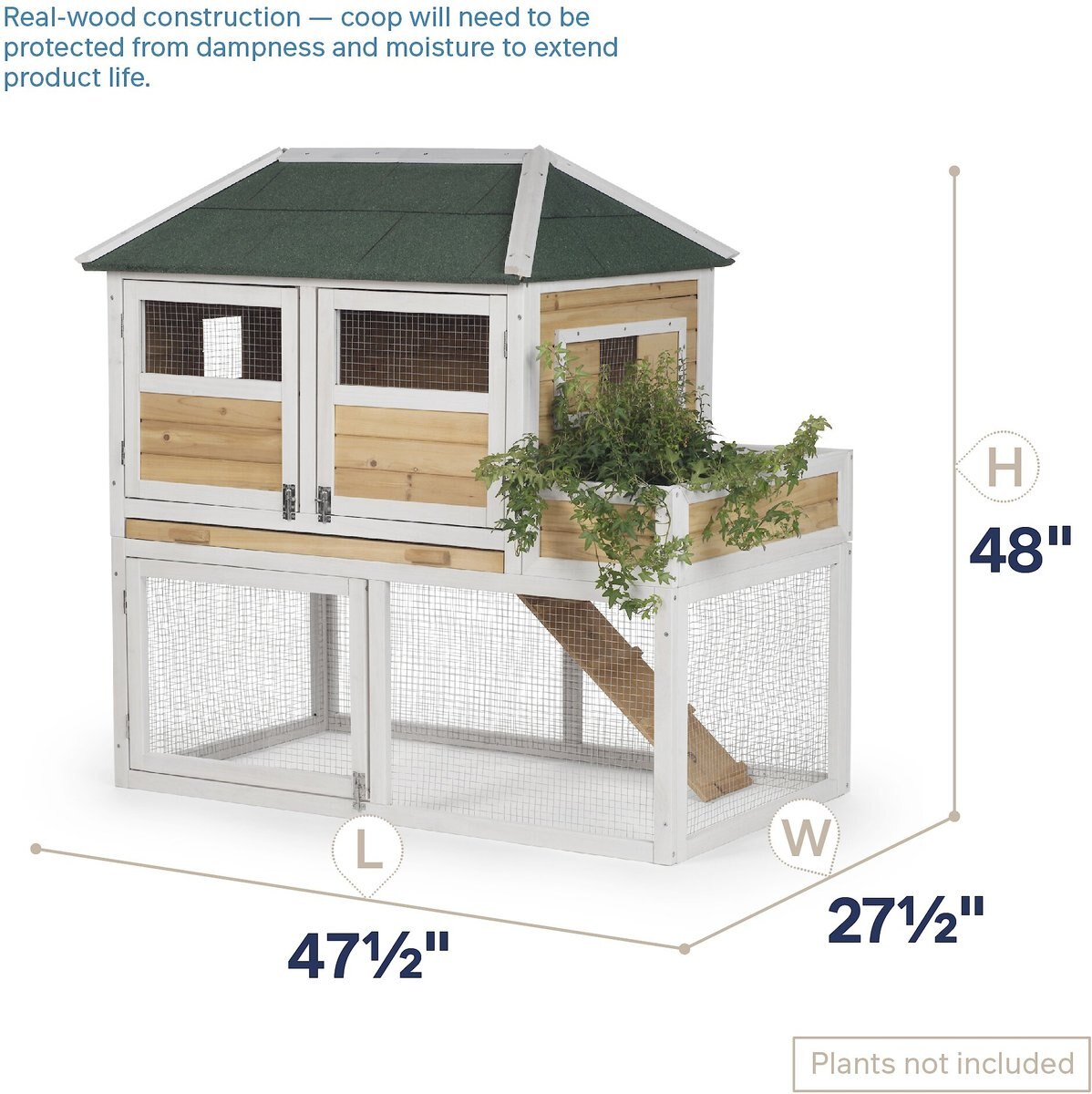 Prevue Pet Products Herb Planter Chicken Coop