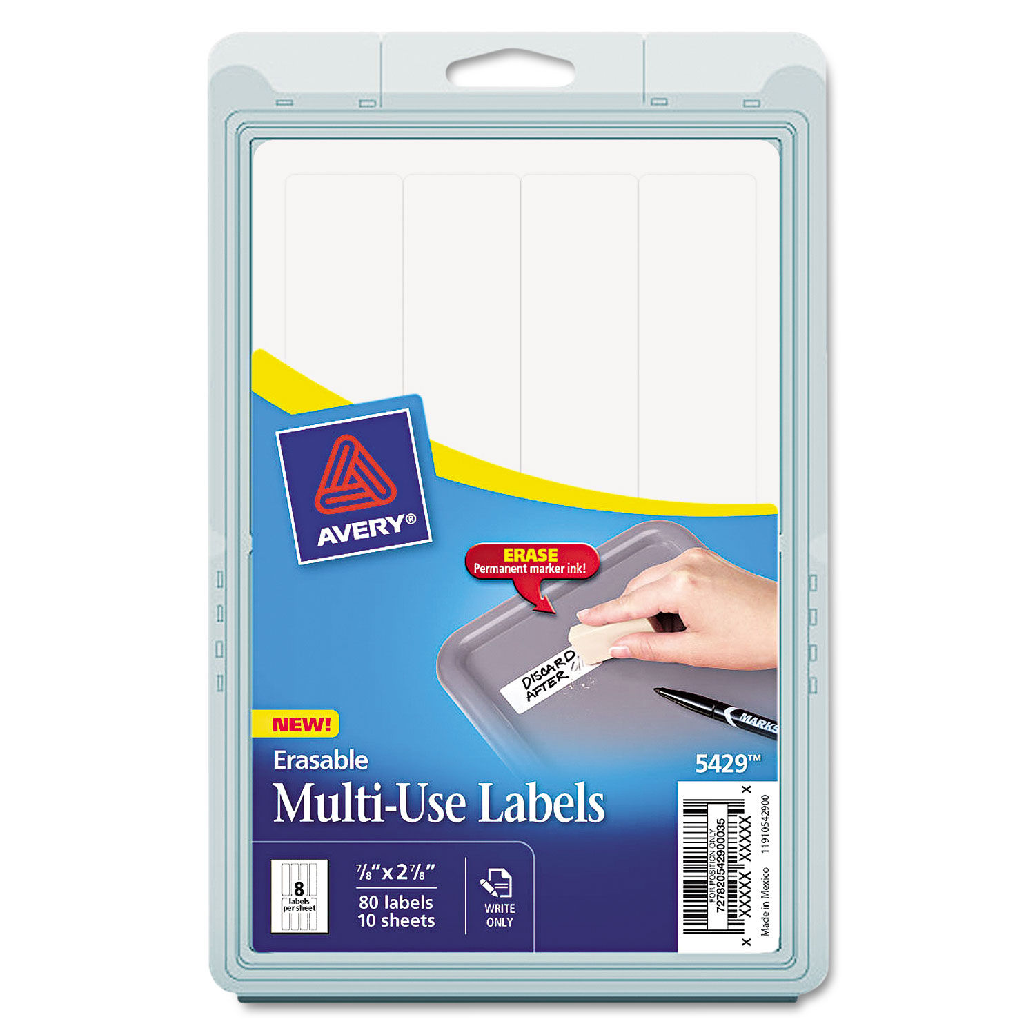 Erasable ID Labels by Averyandreg; AVE5429