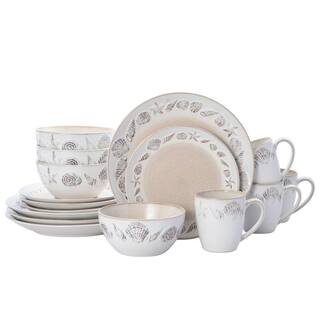 Pfaltzgraff 16-Piece Panama Coastal Beige Stoneware Dinnerware Set (Service For 4) 5267107