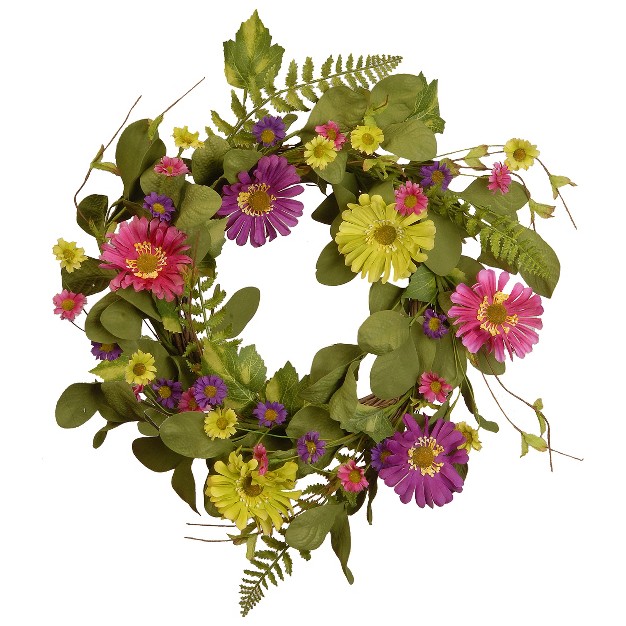 Artificial Floral Wreath Multicolor National Tree Company