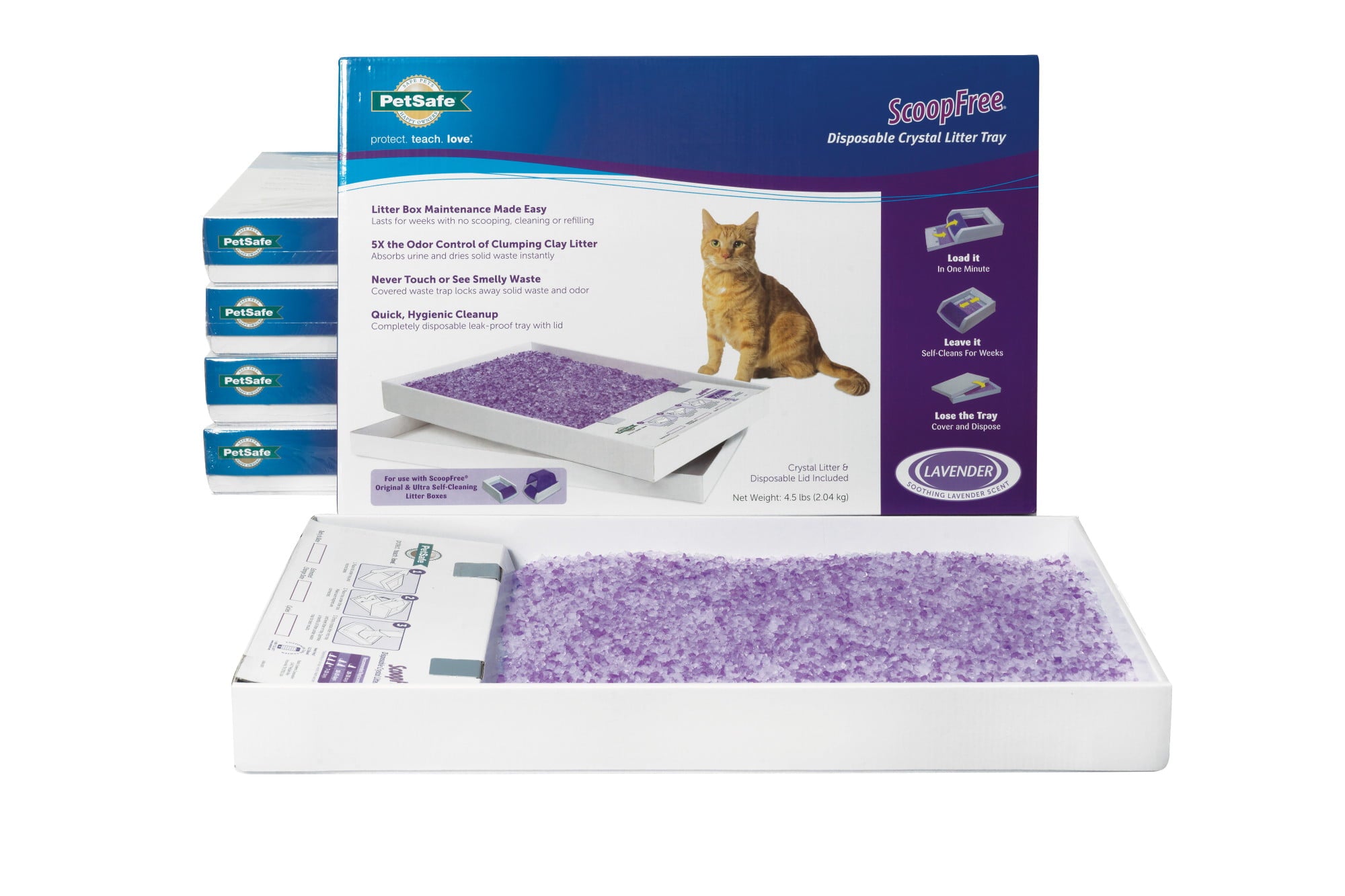 PetSafe ScoopFree Litter Tray Refills | Lavender Crystals