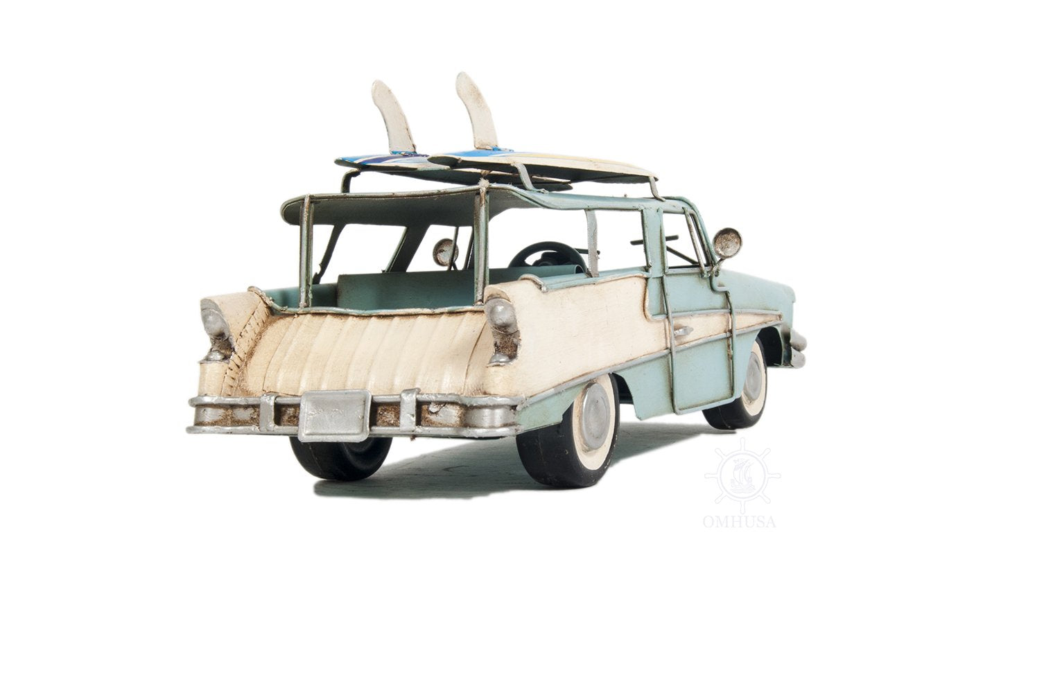 1957 Ford Country Squire Station Wagon Blue by Xoticbrands - Veronese Size (Small)