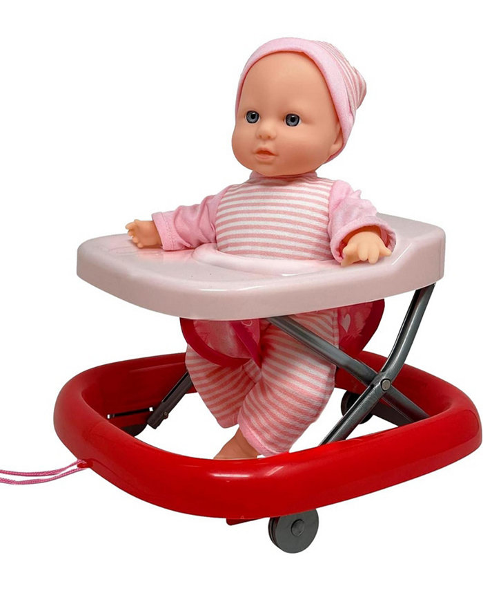 The New York Doll Collection 12 Inch Soft Baby and Foldable Small Baby Doll Walker