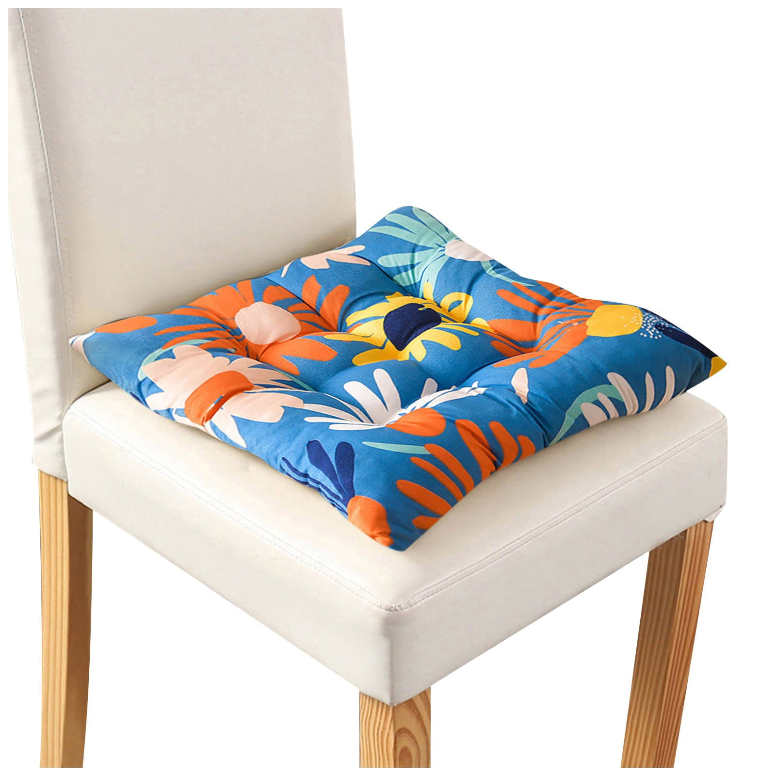 Outdoor Cushion 45X45Cm Square Outdoor/Indoor Tufted Seat Cushions， Cushions For Wicker Chair Seat，Patio Cushions， Furniture Dinning Chair Pad Cushions For Outdoor Furniture