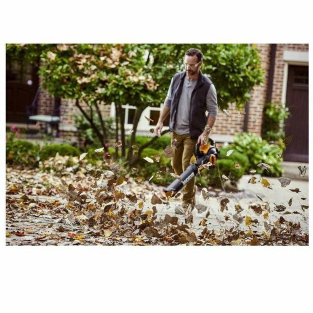 Worx Wg524 12 Amp Trivac 3 in 1 Electric Leaf Blower mulcher vac With Leaf Collection System