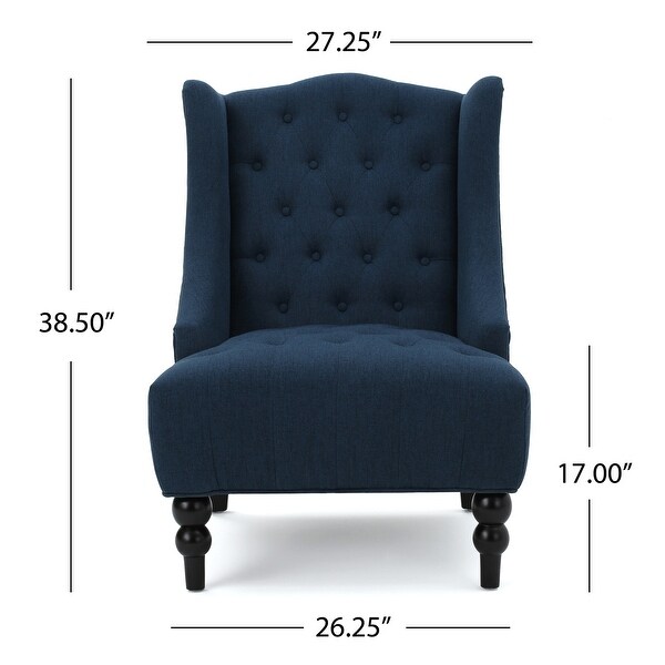 Toddman Tufted High-back Club Chair by Christopher Knight Home - 27.25