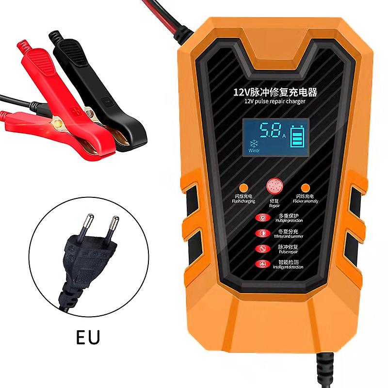 Car Battery Charger 12v 6a Motorcycle Battery Charger Intelligent Repair Battery 12v Charger