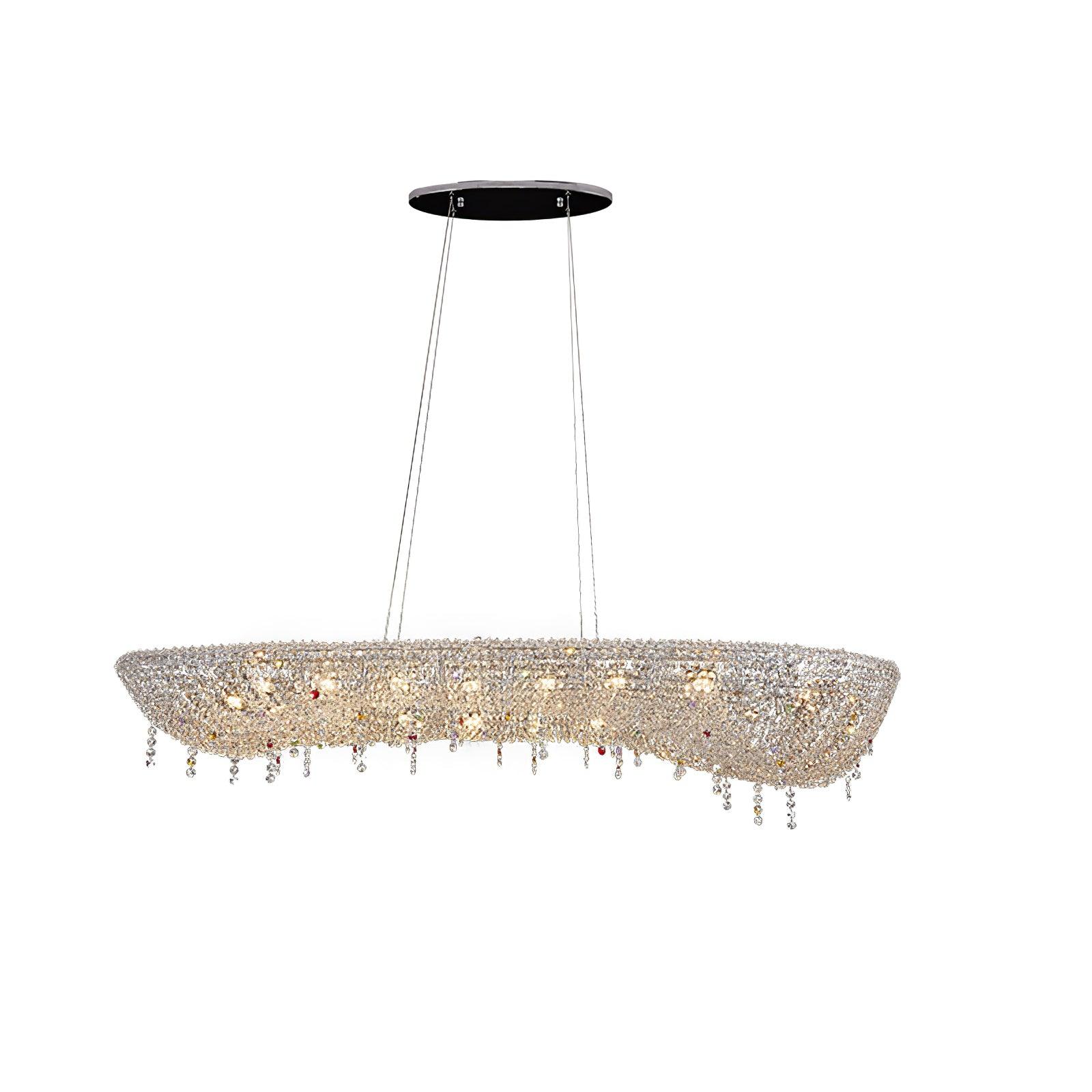 Modern Round Crystal Chandelier