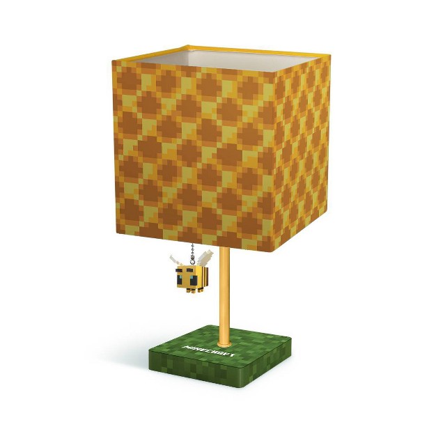 Minecraft Honeycomb Bee Table Lamp