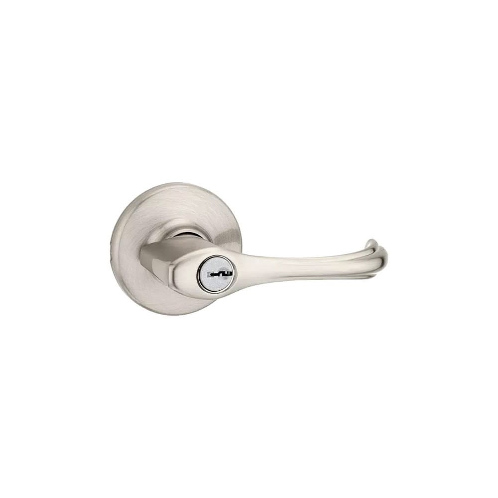 Satin Nickel Keyed Entry Dorian Lockset Door Lever