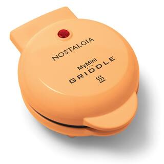 Nostalgia MyMini 19.6 sq. in. Orange Personal Electric Griddle MGD5OR