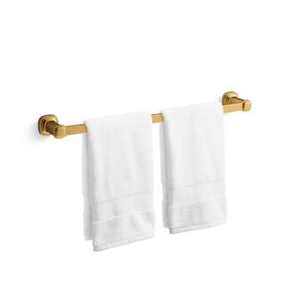 KOHLER Numista 24 in. Towel Bar in Vibrant Brushed Moderne Brass R30660-2MB