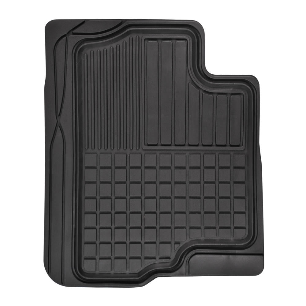 Motor Trend Custom Fit Car Floor Mats for Ford F 150 2009-2014 (Exact Fit) - Heavy Duty All Weather Rubber Mats， 3 Piece w/ Rear Liner