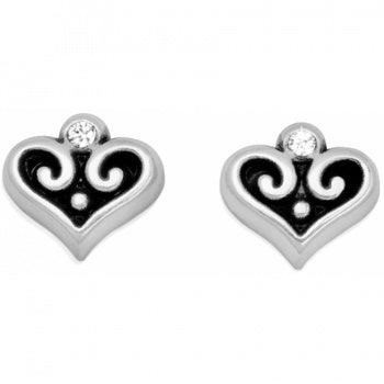 Brighton  Alcazar Heart Mini Post Earrings