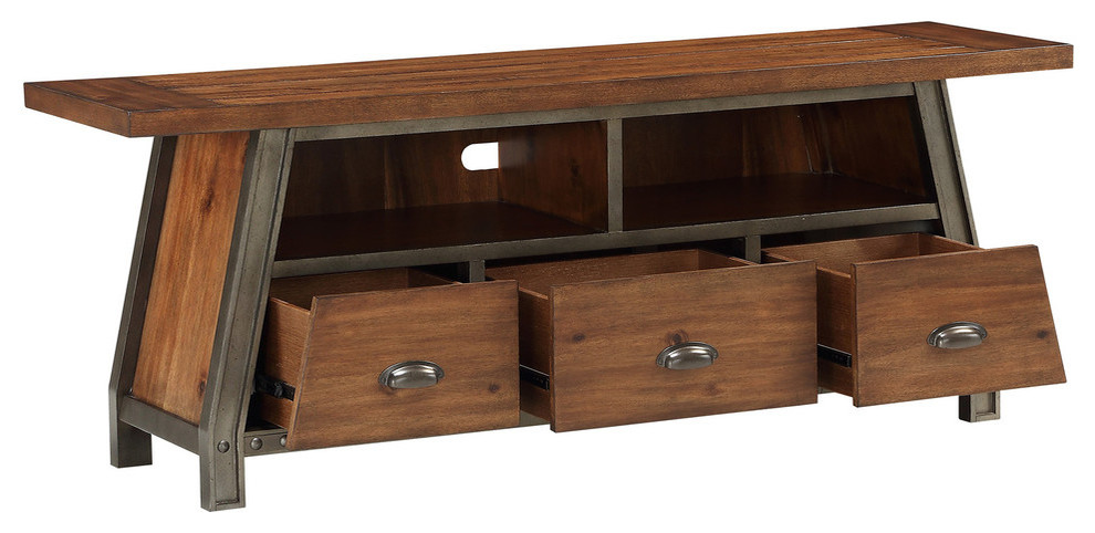 Dayton TV Stand   Industrial   Entertainment Centers And Tv Stands   by Lexicon Home  Houzz