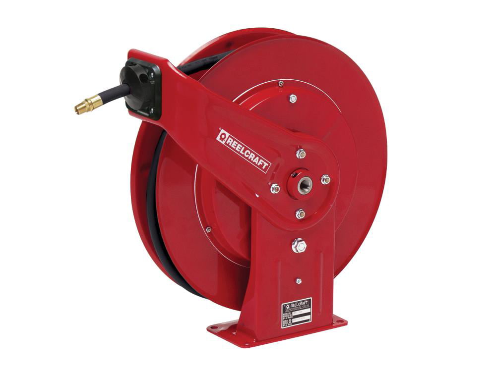 Reelcraft Spring Retractable Pressure Wash 3/8 in. Hose Reel - 50 ft.