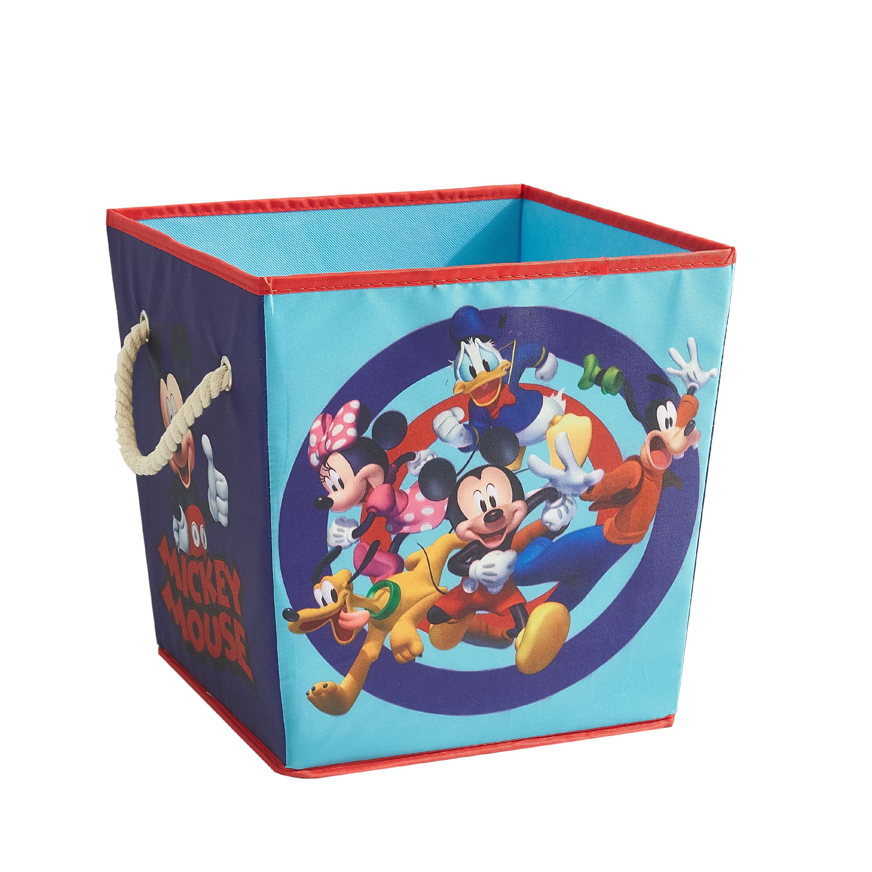 Disney Mickey Mouse Storage Cube with Rope Handles (set of 2)