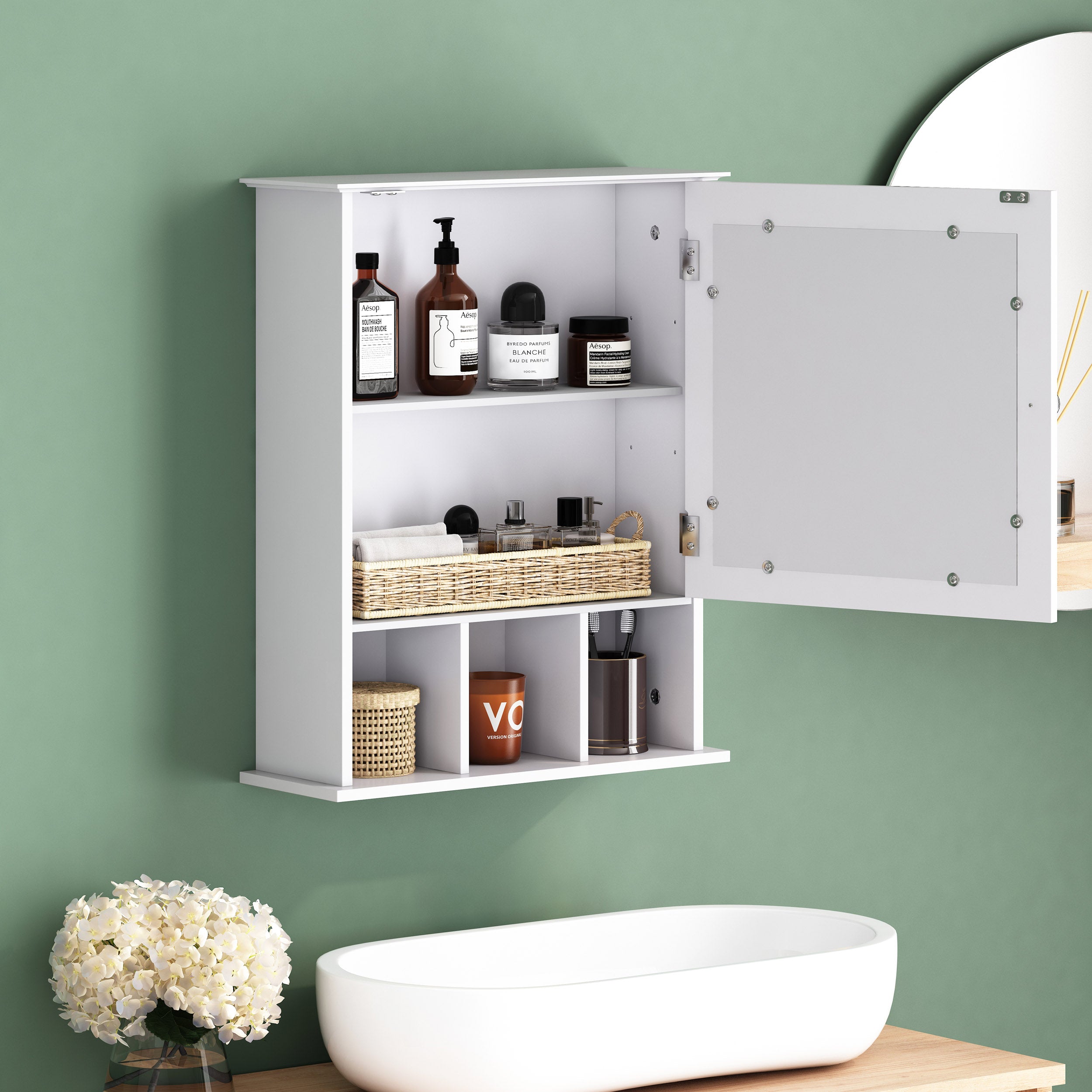 Bavier Modern Medicine Cabinet with Mirror