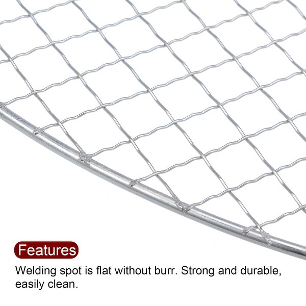 2pcs Round BBQ Grill Net 17.5