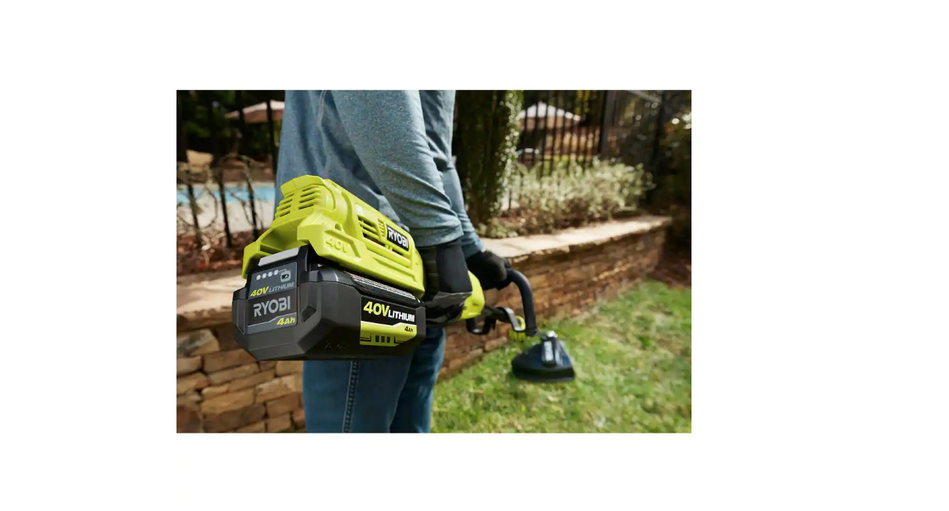 RYOBI RY40205BTL 40V Expand-It Cordless Battery Attachment Capable String Trimmer (Tool Only)