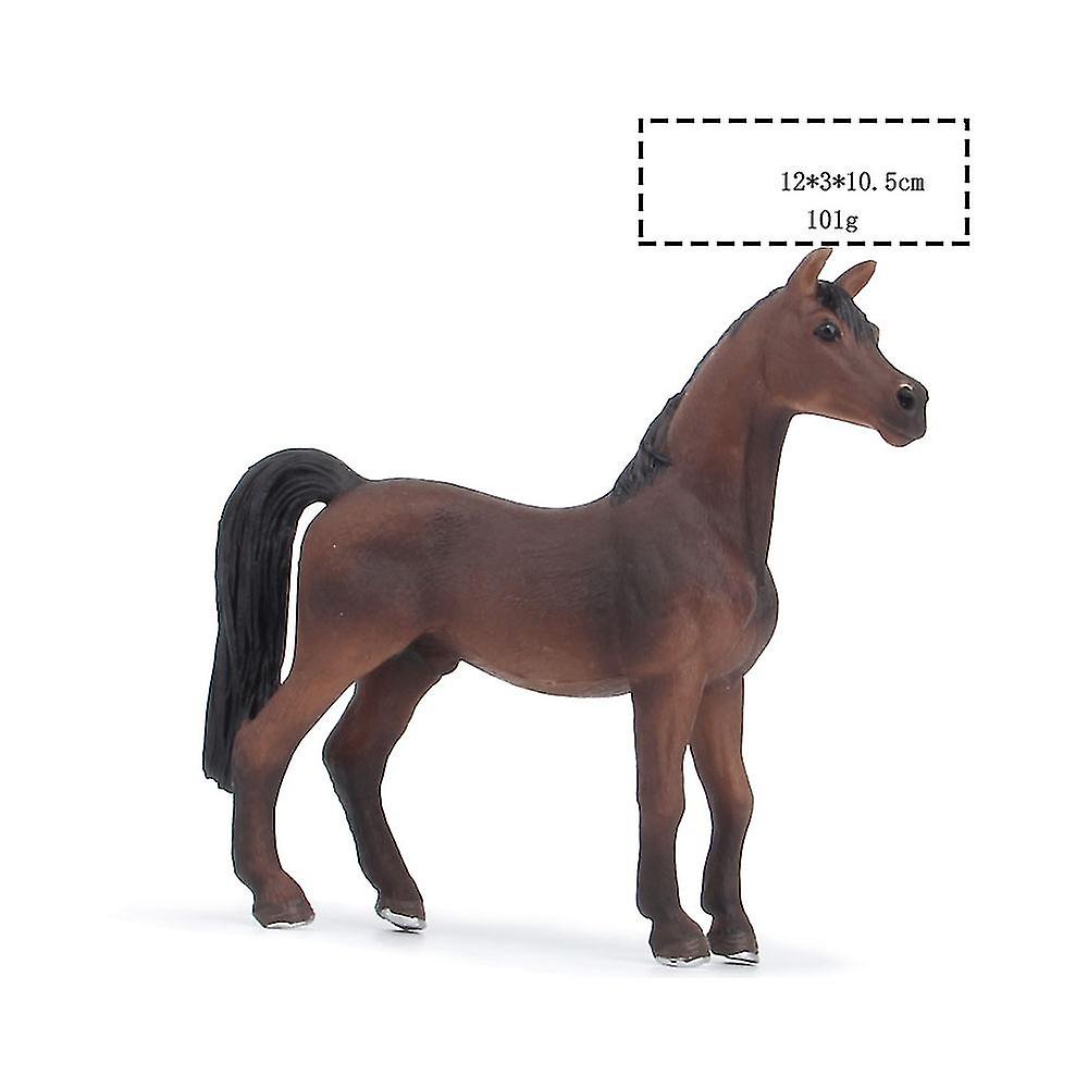 1pcs (american Riding Horse) Simulated Solid Animal Model/children's Toy Decoration， Children's Day Gift