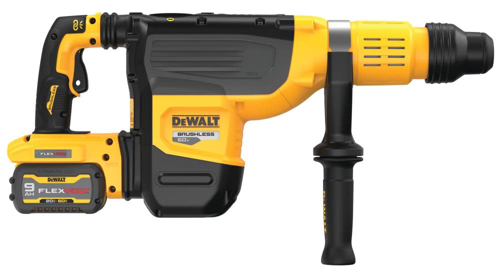 DEWALT 60V MAX Rotary Hammer SDS MAX Combination Kit 2 Brushless ;