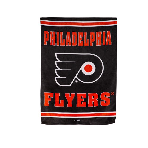 Embossed Suede Flag Gdn Size Philadelphia Flyers