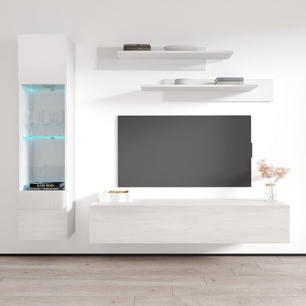 Fly G3 30TV Wall Mounted Floating Modern Entertainment Center