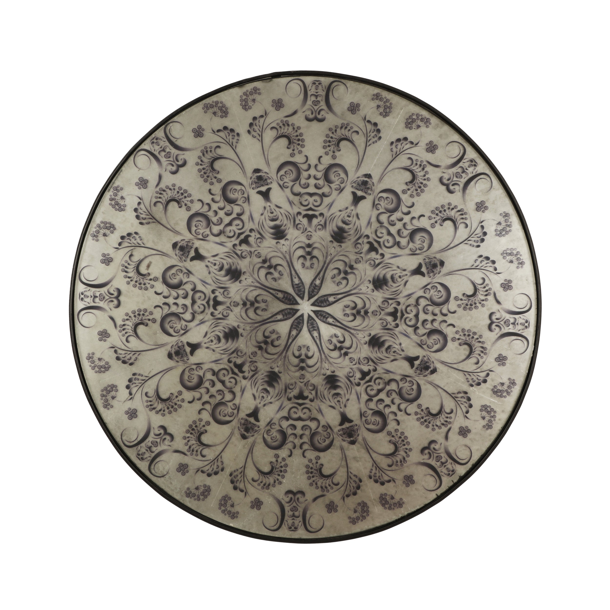 Georgia Antique Round Mandala Mirror