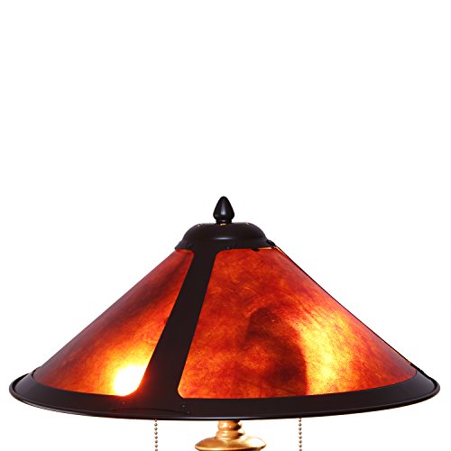 Meyda  26633 Stained Glass /  Accent Table Lamp From The  Poinsettia