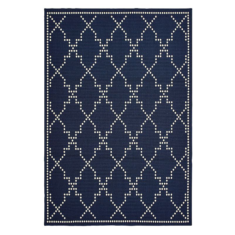 StyleHaven Mainland Palisade Trellis Indoor Outdoor Rug