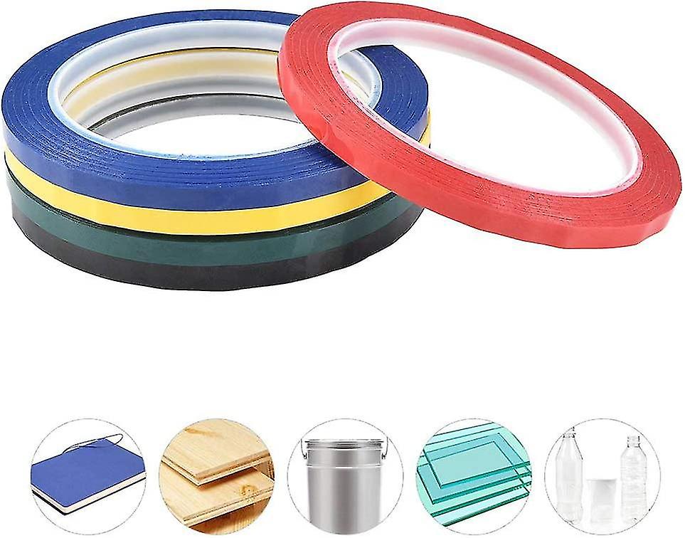 Board Tape， Graphic Tape， ， 5mm X 66m Per Roll， Pack Of 5 Rolls (5 Urs)