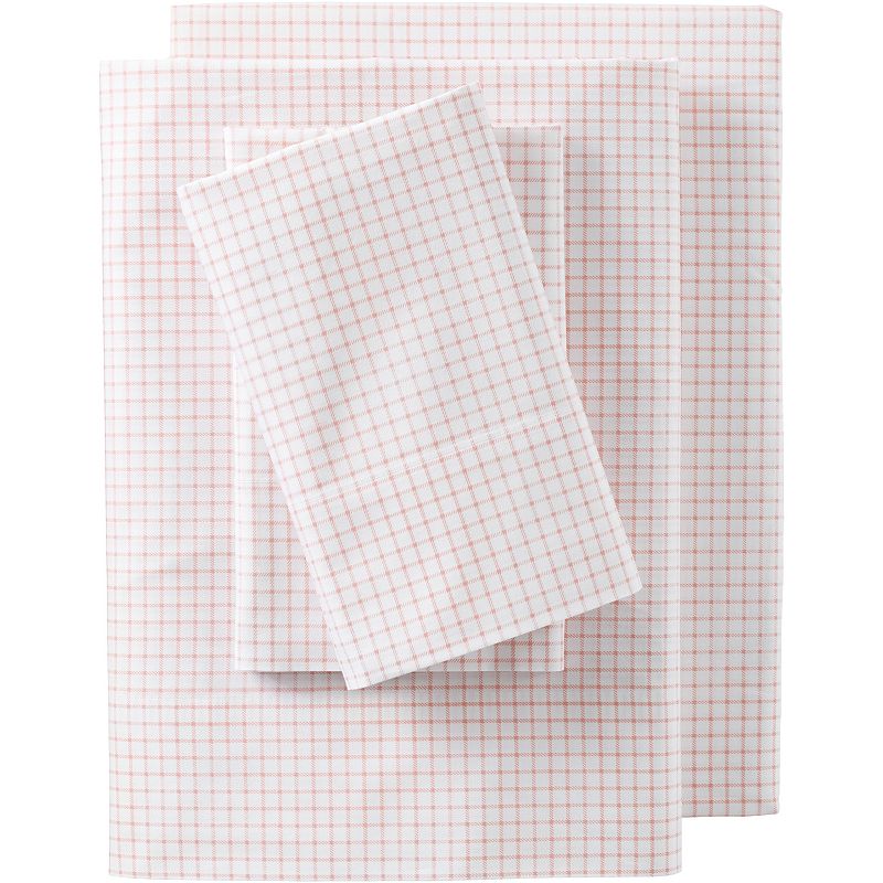 Lands' End Supima Cotton Percale Printed Sheet Set