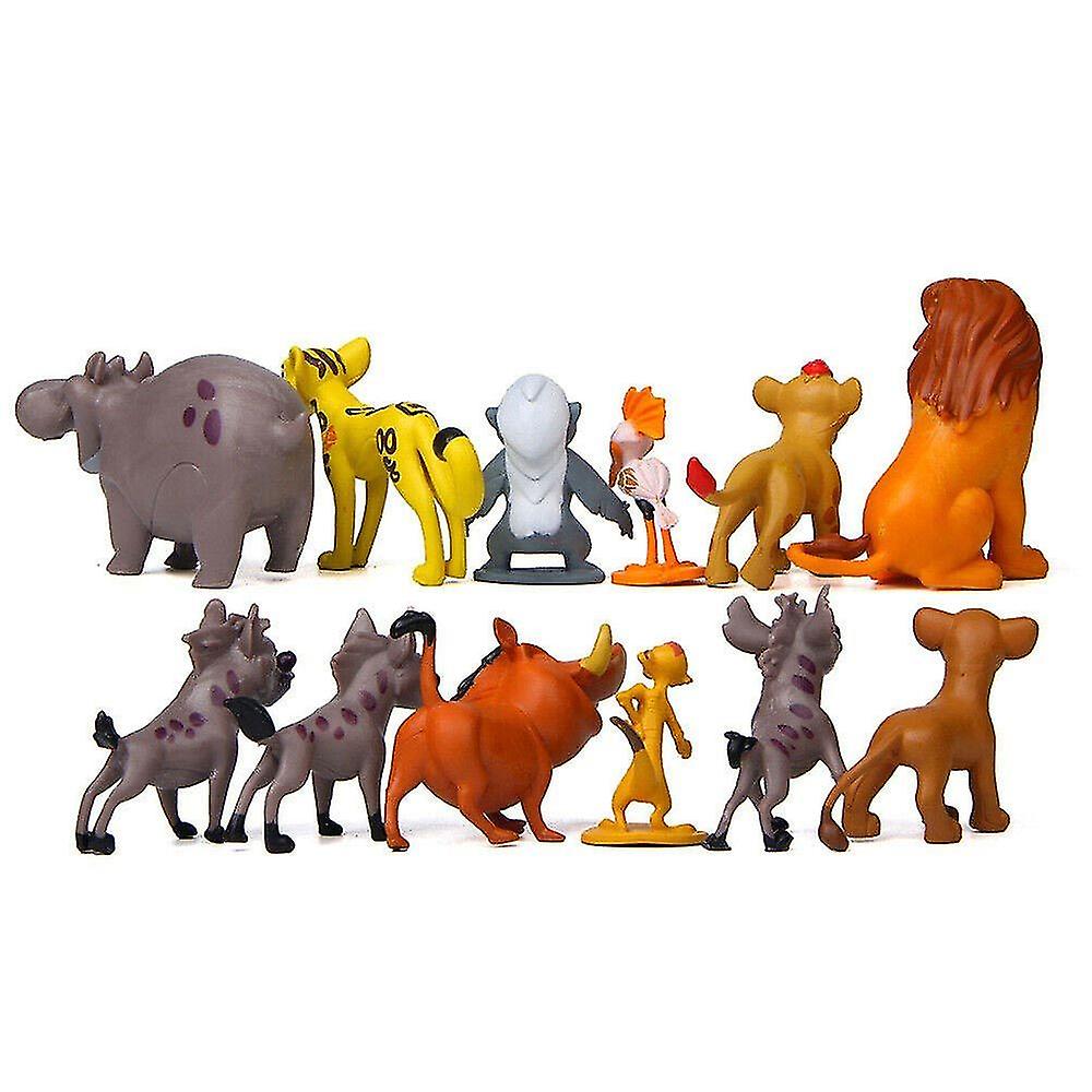 12pcs The Lion King Lion Guard Action Figure Simba Kion Timon Pumbaa Doll Collection Model Toy