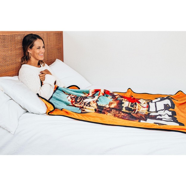 Just Funky Ultraman Fleece Throw Blanket Cozy Lightweight Blanket 45 X 60 Inches