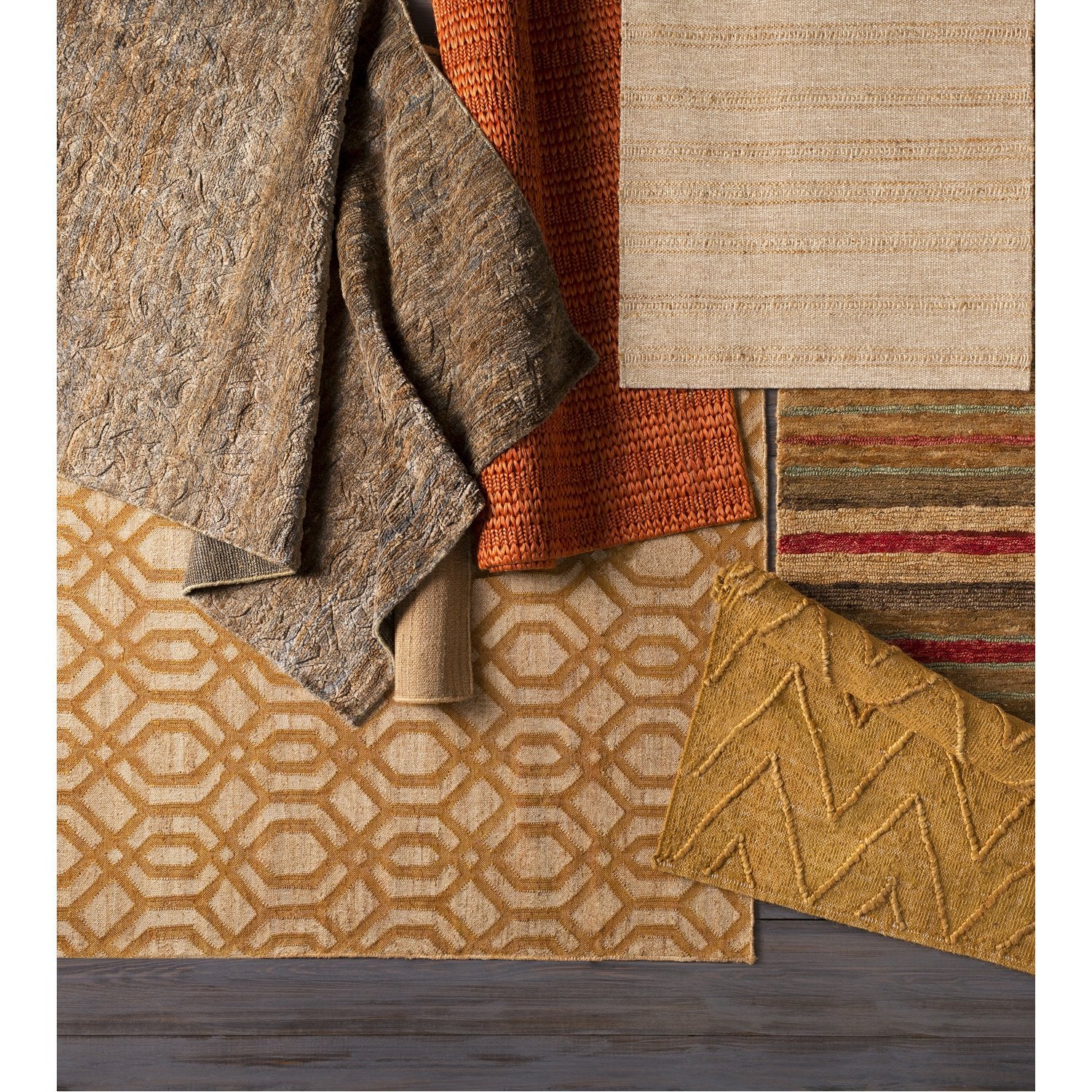 Fiji Rug in Neutral & Yellow