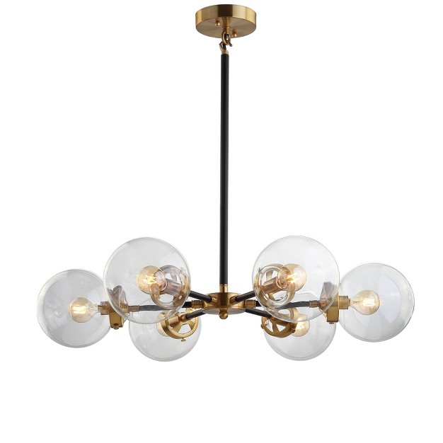 Caleb Cluster Pendant includes Energy Efficient Light Bulb Black Jonathan Y