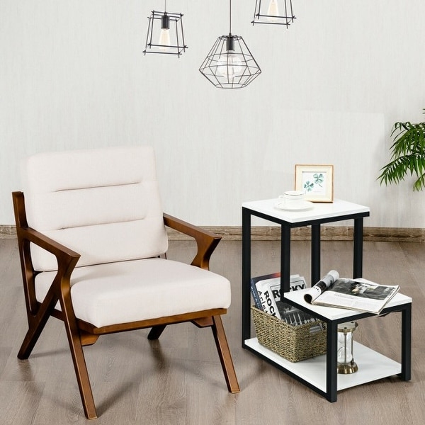 3-Tier Sofa Side Table Night Stand - 24