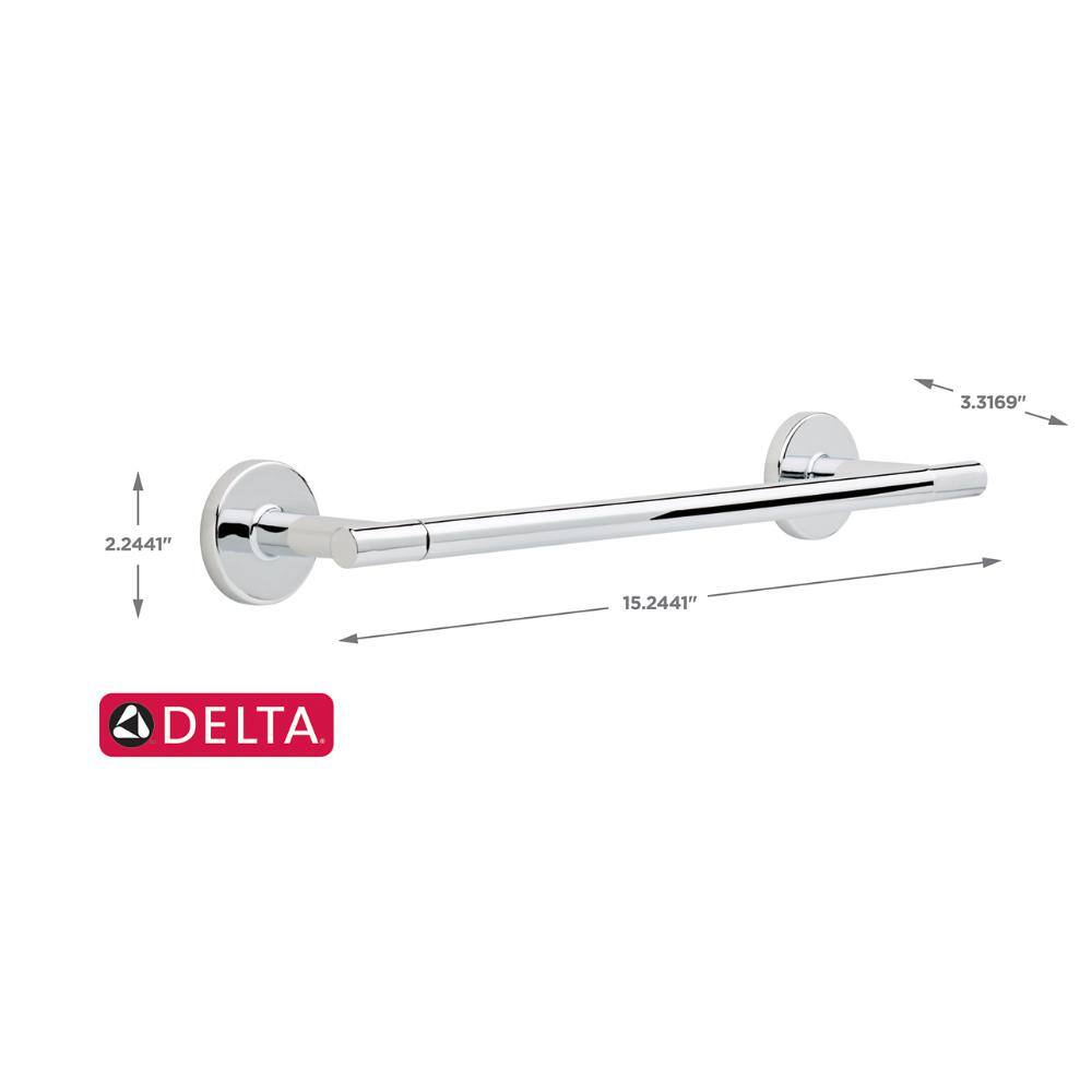 Delta Trinsic 12 in. Towel Bar in Chrome 75912