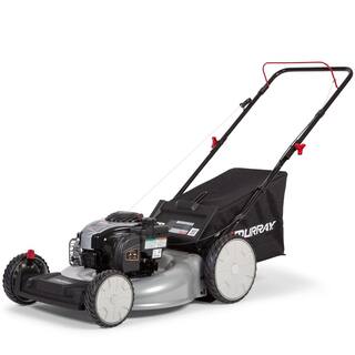 Murray 21 in. 140 cc Briggs and Stratton Walk Behind Gas Push Lawn Mower with Height Adjustment and with Mulch Bag MNA152703