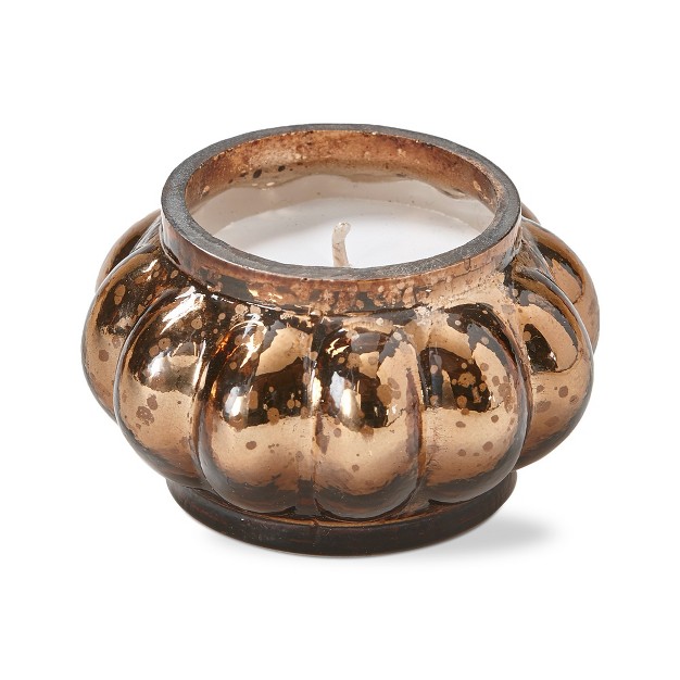 Tag Reflection Filled Candle Antique Brown