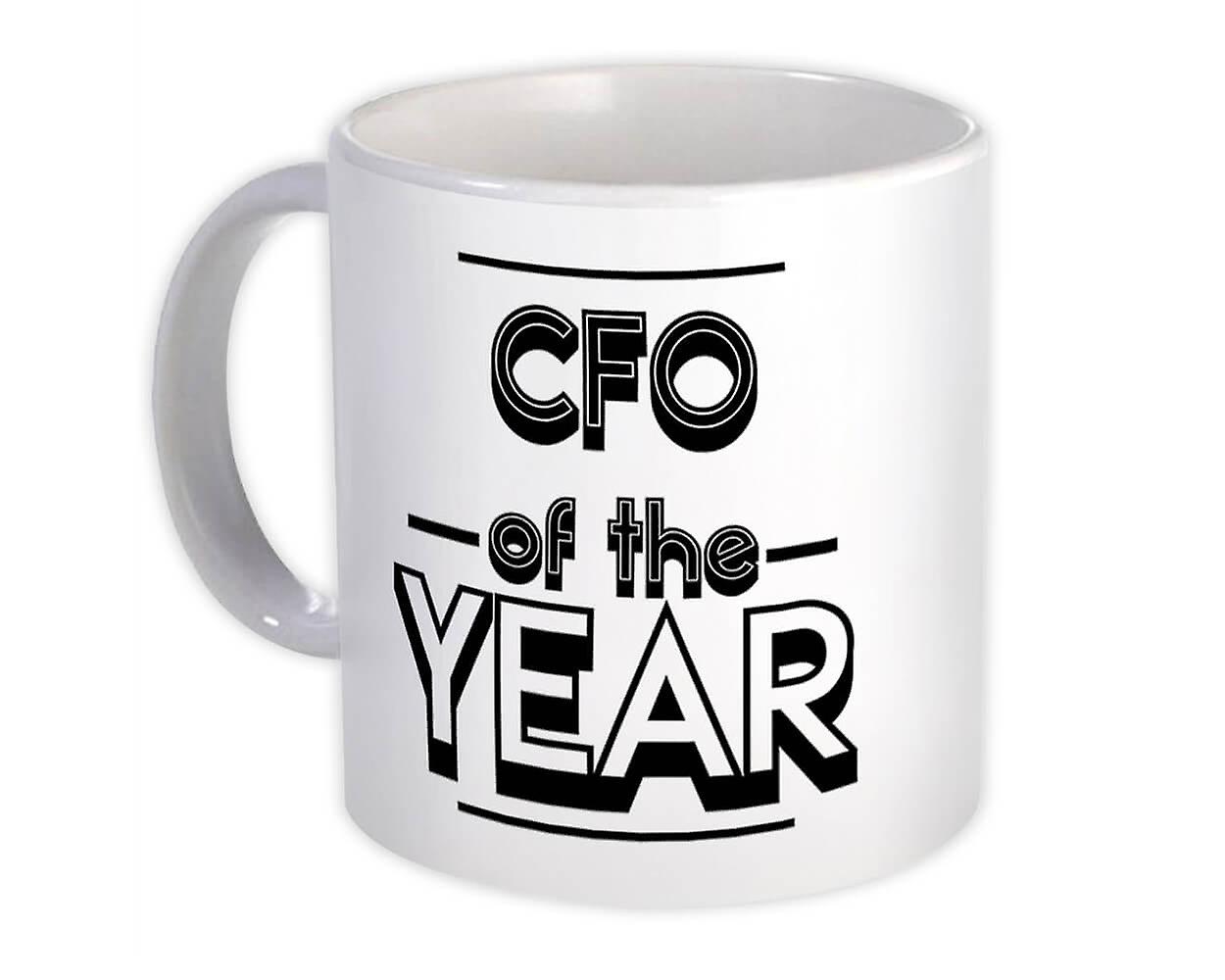 Gift Mug: CFO of The Year Christmas